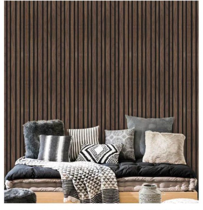 Acoustic Panel - Rustic Brown Oak 240cm